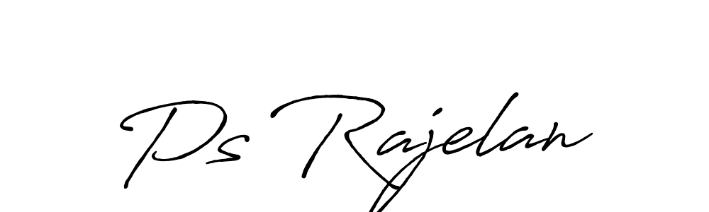 Also we have Ps Rajelan name is the best signature style. Create professional handwritten signature collection using Antro_Vectra_Bolder autograph style. Ps Rajelan signature style 7 images and pictures png