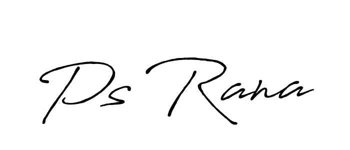 How to make Ps Rana signature? Antro_Vectra_Bolder is a professional autograph style. Create handwritten signature for Ps Rana name. Ps Rana signature style 7 images and pictures png