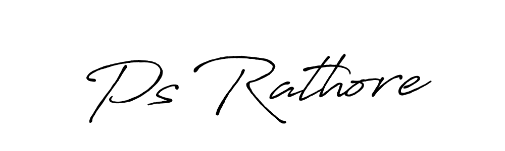 Design your own signature with our free online signature maker. With this signature software, you can create a handwritten (Antro_Vectra_Bolder) signature for name Ps Rathore. Ps Rathore signature style 7 images and pictures png