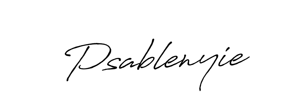 Once you've used our free online signature maker to create your best signature Antro_Vectra_Bolder style, it's time to enjoy all of the benefits that Psablenyie name signing documents. Psablenyie signature style 7 images and pictures png