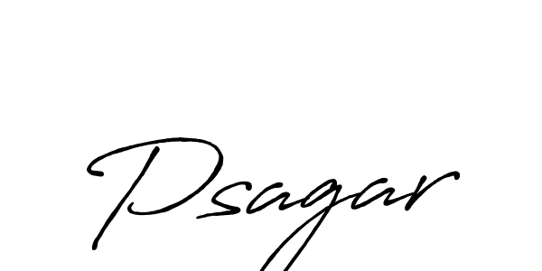 Also we have Psagar name is the best signature style. Create professional handwritten signature collection using Antro_Vectra_Bolder autograph style. Psagar signature style 7 images and pictures png