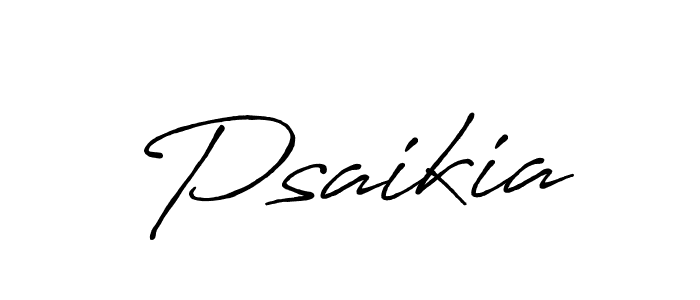 if you are searching for the best signature style for your name Psaikia. so please give up your signature search. here we have designed multiple signature styles  using Antro_Vectra_Bolder. Psaikia signature style 7 images and pictures png
