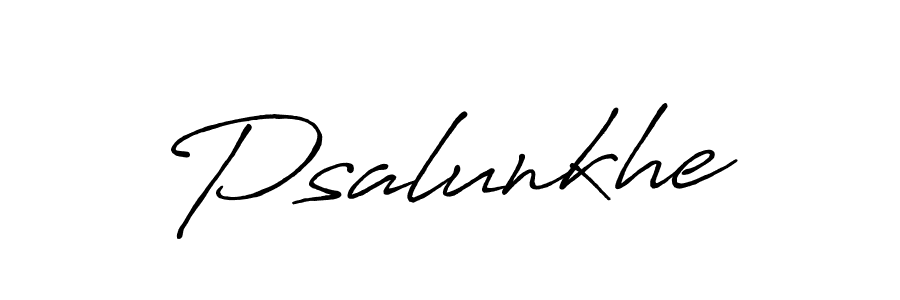 You should practise on your own different ways (Antro_Vectra_Bolder) to write your name (Psalunkhe) in signature. don't let someone else do it for you. Psalunkhe signature style 7 images and pictures png