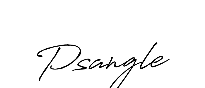 The best way (Antro_Vectra_Bolder) to make a short signature is to pick only two or three words in your name. The name Psangle include a total of six letters. For converting this name. Psangle signature style 7 images and pictures png