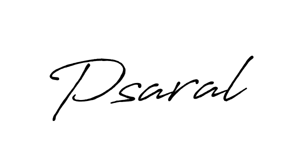 Make a beautiful signature design for name Psaral. Use this online signature maker to create a handwritten signature for free. Psaral signature style 7 images and pictures png