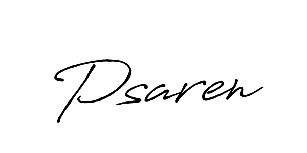 How to make Psaren name signature. Use Antro_Vectra_Bolder style for creating short signs online. This is the latest handwritten sign. Psaren signature style 7 images and pictures png