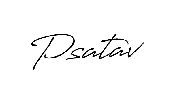 Also we have Psatav name is the best signature style. Create professional handwritten signature collection using Antro_Vectra_Bolder autograph style. Psatav signature style 7 images and pictures png