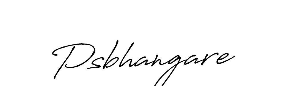 Also You can easily find your signature by using the search form. We will create Psbhangare name handwritten signature images for you free of cost using Antro_Vectra_Bolder sign style. Psbhangare signature style 7 images and pictures png