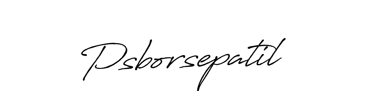 How to Draw Psborsepatil signature style? Antro_Vectra_Bolder is a latest design signature styles for name Psborsepatil. Psborsepatil signature style 7 images and pictures png