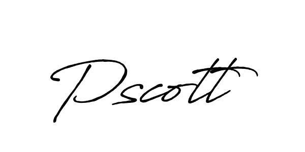 You should practise on your own different ways (Antro_Vectra_Bolder) to write your name (Pscott) in signature. don't let someone else do it for you. Pscott signature style 7 images and pictures png