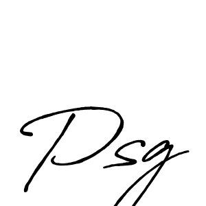Also we have Psg name is the best signature style. Create professional handwritten signature collection using Antro_Vectra_Bolder autograph style. Psg signature style 7 images and pictures png