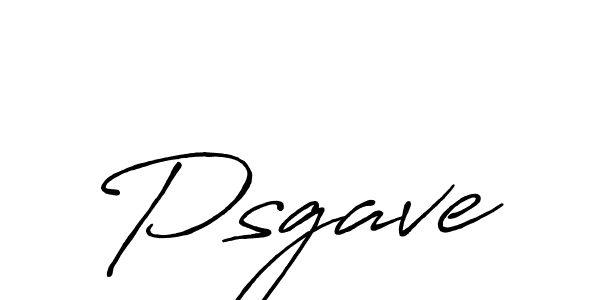 How to make Psgave name signature. Use Antro_Vectra_Bolder style for creating short signs online. This is the latest handwritten sign. Psgave signature style 7 images and pictures png