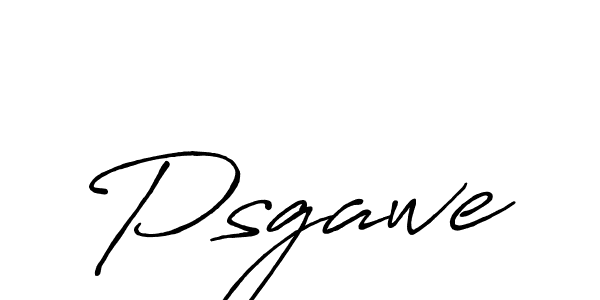 Make a beautiful signature design for name Psgawe. With this signature (Antro_Vectra_Bolder) style, you can create a handwritten signature for free. Psgawe signature style 7 images and pictures png