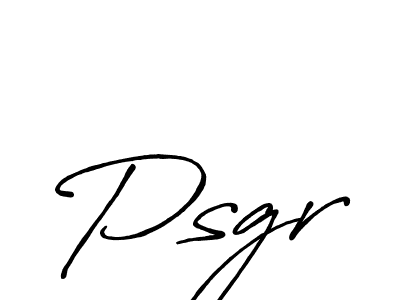 How to make Psgr name signature. Use Antro_Vectra_Bolder style for creating short signs online. This is the latest handwritten sign. Psgr signature style 7 images and pictures png