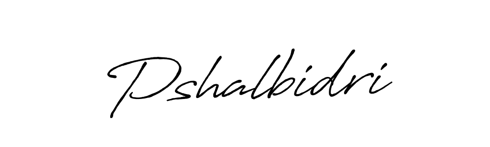 Design your own signature with our free online signature maker. With this signature software, you can create a handwritten (Antro_Vectra_Bolder) signature for name Pshalbidri. Pshalbidri signature style 7 images and pictures png