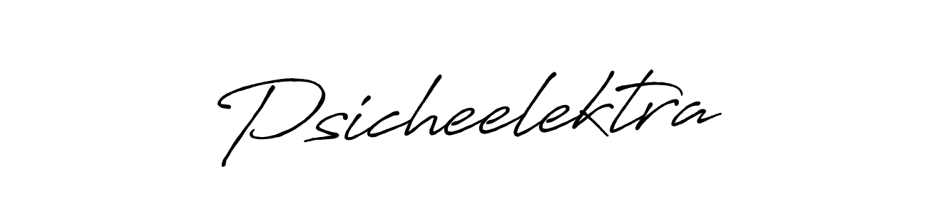 How to make Psicheelektra signature? Antro_Vectra_Bolder is a professional autograph style. Create handwritten signature for Psicheelektra name. Psicheelektra signature style 7 images and pictures png