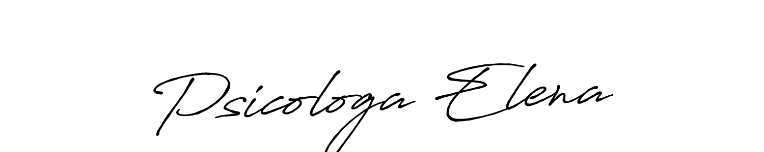 It looks lik you need a new signature style for name Psicologa Elena. Design unique handwritten (Antro_Vectra_Bolder) signature with our free signature maker in just a few clicks. Psicologa Elena signature style 7 images and pictures png