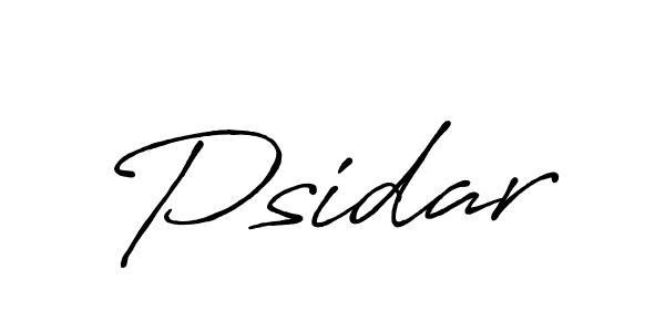 Make a beautiful signature design for name Psidar. With this signature (Antro_Vectra_Bolder) style, you can create a handwritten signature for free. Psidar signature style 7 images and pictures png