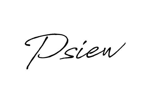 Also we have Psiew name is the best signature style. Create professional handwritten signature collection using Antro_Vectra_Bolder autograph style. Psiew signature style 7 images and pictures png