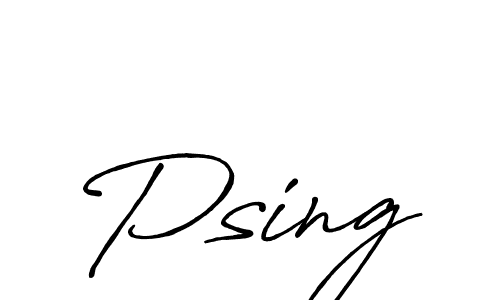 if you are searching for the best signature style for your name Psing. so please give up your signature search. here we have designed multiple signature styles  using Antro_Vectra_Bolder. Psing signature style 7 images and pictures png