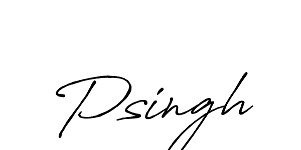 Use a signature maker to create a handwritten signature online. With this signature software, you can design (Antro_Vectra_Bolder) your own signature for name Psingh. Psingh signature style 7 images and pictures png