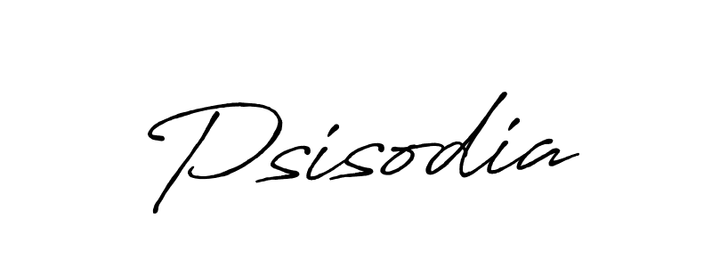 Psisodia stylish signature style. Best Handwritten Sign (Antro_Vectra_Bolder) for my name. Handwritten Signature Collection Ideas for my name Psisodia. Psisodia signature style 7 images and pictures png