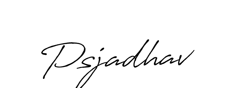 Antro_Vectra_Bolder is a professional signature style that is perfect for those who want to add a touch of class to their signature. It is also a great choice for those who want to make their signature more unique. Get Psjadhav name to fancy signature for free. Psjadhav signature style 7 images and pictures png