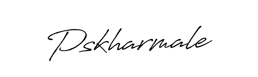 It looks lik you need a new signature style for name Pskharmale. Design unique handwritten (Antro_Vectra_Bolder) signature with our free signature maker in just a few clicks. Pskharmale signature style 7 images and pictures png