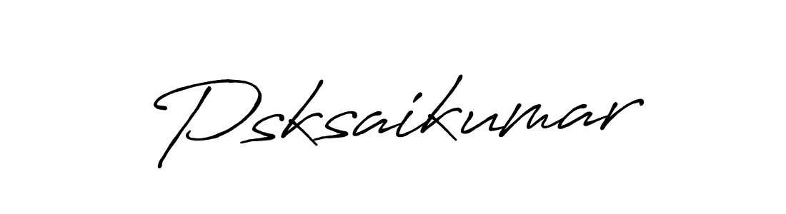 Antro_Vectra_Bolder is a professional signature style that is perfect for those who want to add a touch of class to their signature. It is also a great choice for those who want to make their signature more unique. Get Psksaikumar name to fancy signature for free. Psksaikumar signature style 7 images and pictures png