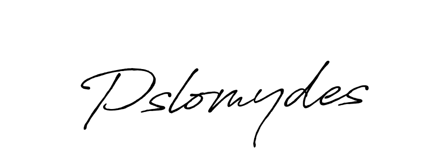 Similarly Antro_Vectra_Bolder is the best handwritten signature design. Signature creator online .You can use it as an online autograph creator for name Pslomydes. Pslomydes signature style 7 images and pictures png