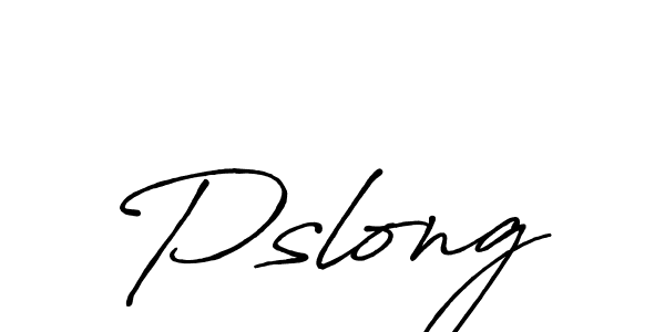 Also we have Pslong name is the best signature style. Create professional handwritten signature collection using Antro_Vectra_Bolder autograph style. Pslong signature style 7 images and pictures png