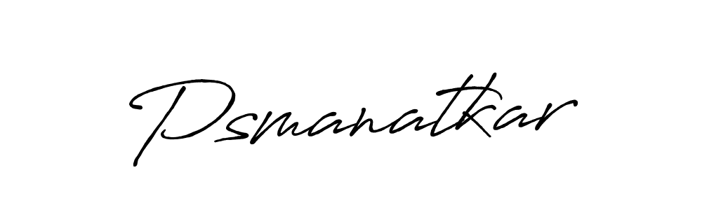 How to Draw Psmanatkar signature style? Antro_Vectra_Bolder is a latest design signature styles for name Psmanatkar. Psmanatkar signature style 7 images and pictures png