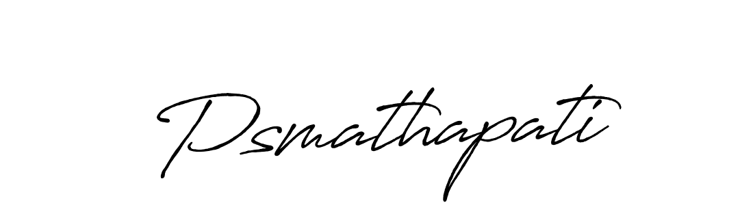 Antro_Vectra_Bolder is a professional signature style that is perfect for those who want to add a touch of class to their signature. It is also a great choice for those who want to make their signature more unique. Get Psmathapati name to fancy signature for free. Psmathapati signature style 7 images and pictures png