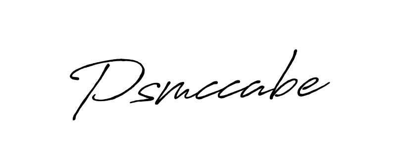 Use a signature maker to create a handwritten signature online. With this signature software, you can design (Antro_Vectra_Bolder) your own signature for name Psmccabe. Psmccabe signature style 7 images and pictures png