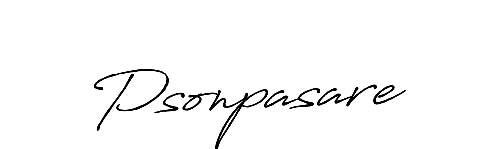 The best way (Antro_Vectra_Bolder) to make a short signature is to pick only two or three words in your name. The name Psonpasare include a total of six letters. For converting this name. Psonpasare signature style 7 images and pictures png