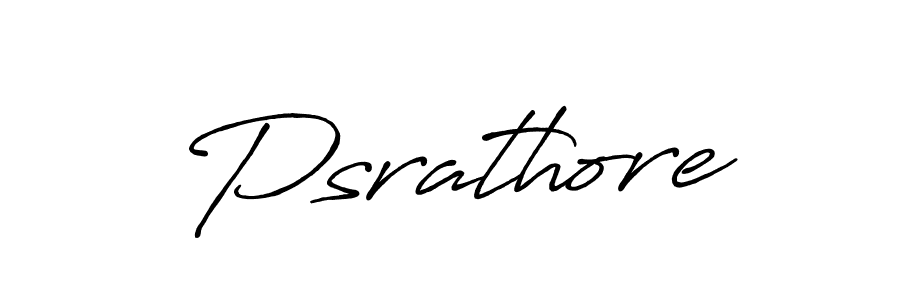 Psrathore stylish signature style. Best Handwritten Sign (Antro_Vectra_Bolder) for my name. Handwritten Signature Collection Ideas for my name Psrathore. Psrathore signature style 7 images and pictures png
