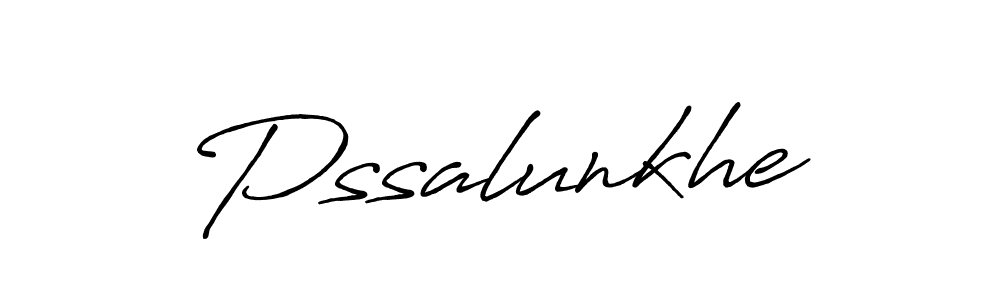 How to Draw Pssalunkhe signature style? Antro_Vectra_Bolder is a latest design signature styles for name Pssalunkhe. Pssalunkhe signature style 7 images and pictures png