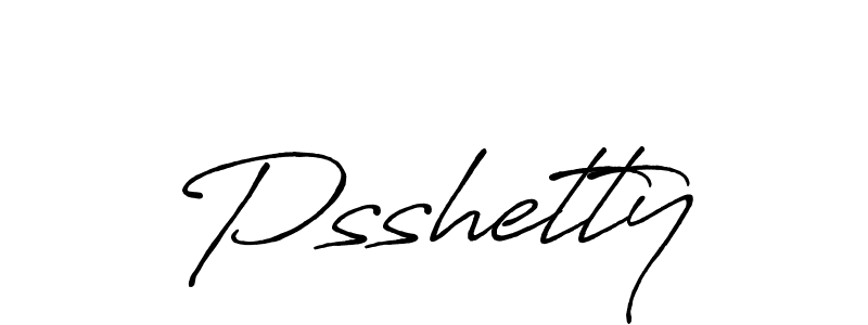 Psshetty stylish signature style. Best Handwritten Sign (Antro_Vectra_Bolder) for my name. Handwritten Signature Collection Ideas for my name Psshetty. Psshetty signature style 7 images and pictures png