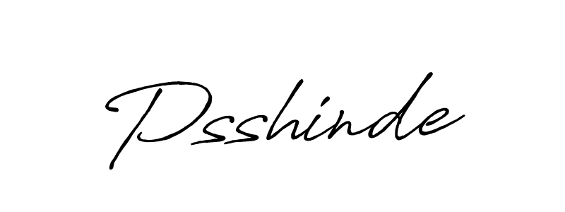 Use a signature maker to create a handwritten signature online. With this signature software, you can design (Antro_Vectra_Bolder) your own signature for name Psshinde. Psshinde signature style 7 images and pictures png