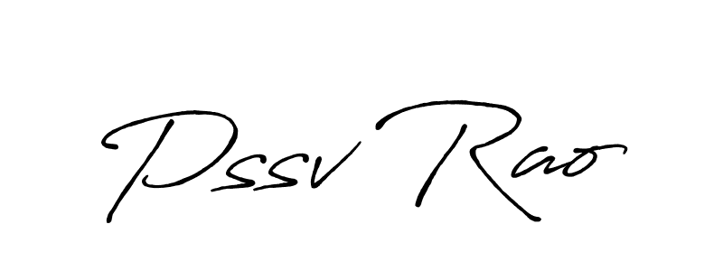 Make a beautiful signature design for name Pssv Rao. With this signature (Antro_Vectra_Bolder) style, you can create a handwritten signature for free. Pssv Rao signature style 7 images and pictures png