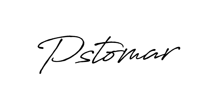 Design your own signature with our free online signature maker. With this signature software, you can create a handwritten (Antro_Vectra_Bolder) signature for name Pstomar. Pstomar signature style 7 images and pictures png