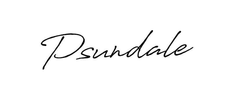 It looks lik you need a new signature style for name Psundale. Design unique handwritten (Antro_Vectra_Bolder) signature with our free signature maker in just a few clicks. Psundale signature style 7 images and pictures png