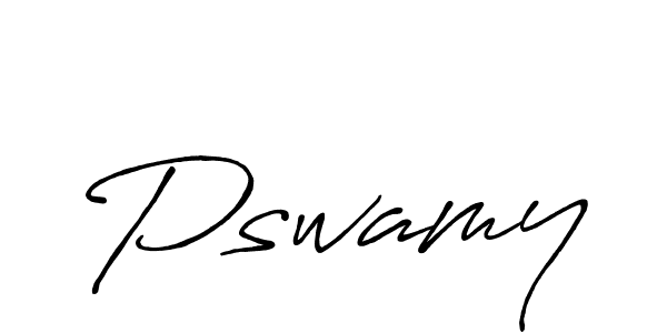 The best way (Antro_Vectra_Bolder) to make a short signature is to pick only two or three words in your name. The name Pswamy include a total of six letters. For converting this name. Pswamy signature style 7 images and pictures png