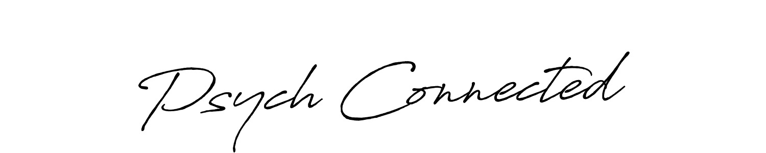 The best way (Antro_Vectra_Bolder) to make a short signature is to pick only two or three words in your name. The name Psych Connected include a total of six letters. For converting this name. Psych Connected signature style 7 images and pictures png