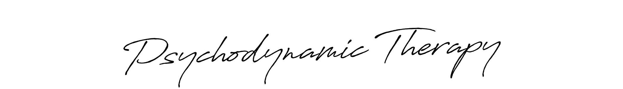 Design your own signature with our free online signature maker. With this signature software, you can create a handwritten (Antro_Vectra_Bolder) signature for name Psychodynamic Therapy. Psychodynamic Therapy signature style 7 images and pictures png