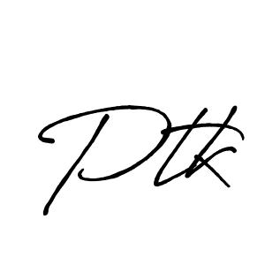 Ptk stylish signature style. Best Handwritten Sign (Antro_Vectra_Bolder) for my name. Handwritten Signature Collection Ideas for my name Ptk. Ptk signature style 7 images and pictures png