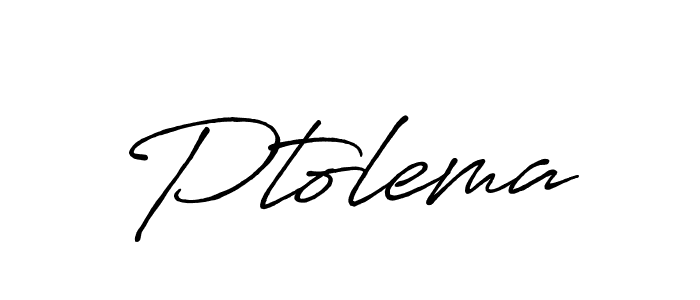 Ptolema stylish signature style. Best Handwritten Sign (Antro_Vectra_Bolder) for my name. Handwritten Signature Collection Ideas for my name Ptolema. Ptolema signature style 7 images and pictures png