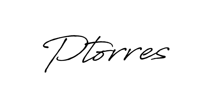 How to make Ptorres signature? Antro_Vectra_Bolder is a professional autograph style. Create handwritten signature for Ptorres name. Ptorres signature style 7 images and pictures png