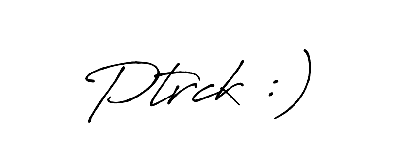 Use a signature maker to create a handwritten signature online. With this signature software, you can design (Antro_Vectra_Bolder) your own signature for name Ptrck :). Ptrck :) signature style 7 images and pictures png