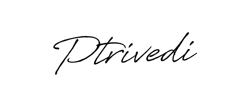 Design your own signature with our free online signature maker. With this signature software, you can create a handwritten (Antro_Vectra_Bolder) signature for name Ptrivedi. Ptrivedi signature style 7 images and pictures png